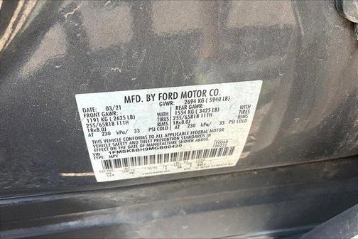 2021 Ford Explorer Base