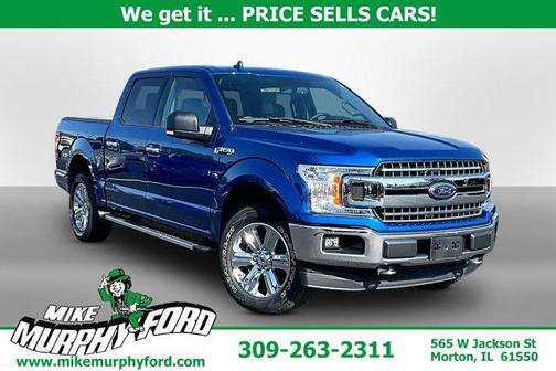 Lightning Blue 2018 Ford F-150 XLT