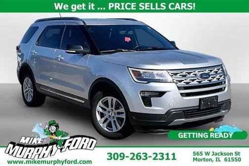 Ingot Silver 2018 Ford Explorer XLT