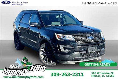 Shadow Black 2017 Ford Explorer XLT