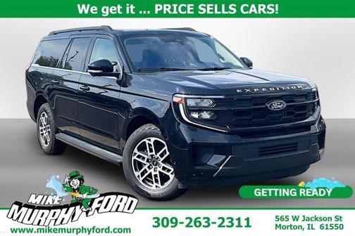 Agate Black Metallic 2025 Ford Expedition Max Active