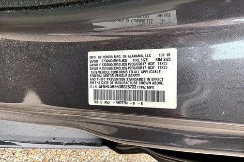 2016 Honda Odyssey EX-L