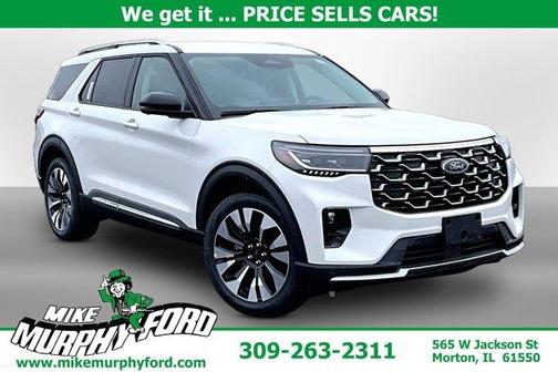 Star White 2026 Ford Explorer Platinum