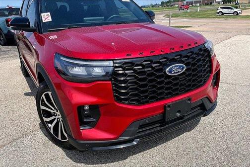 Red Metallic 2025 Ford Explorer ST-Line