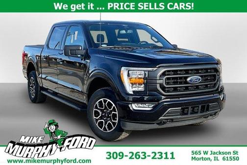 Agate Black Metallic 2022 Ford F-150 XLT Truck