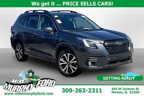 Magnetite Gray Metallic 2023 Subaru Forester 2.5i Limited
