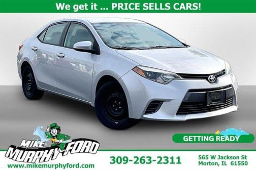 Classic Silver Metallic 2015 Toyota Corolla LE