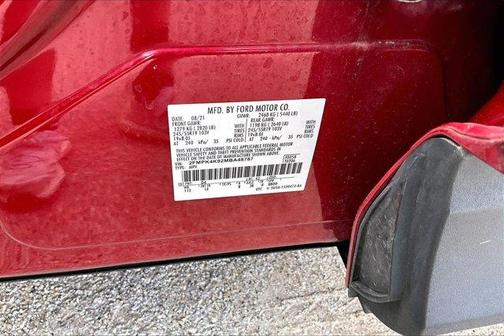 Red Metallic 2021 Ford Edge Titanium