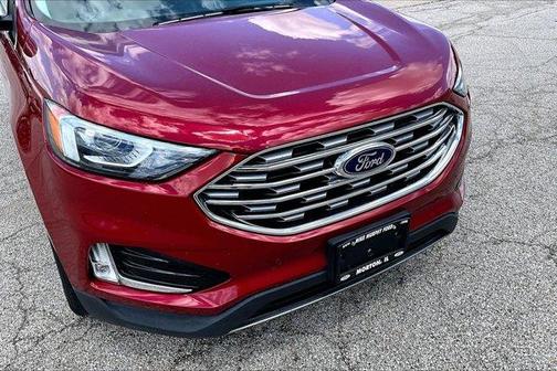 Red Metallic 2021 Ford Edge Titanium
