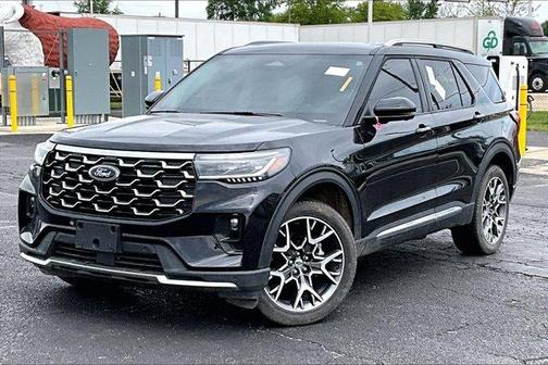 Black 2025 Ford Explorer Platinum 4WD