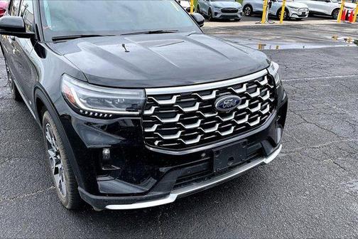 Black 2025 Ford Explorer Platinum 4WD