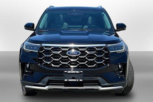Black 2025 Ford Explorer Platinum 4WD