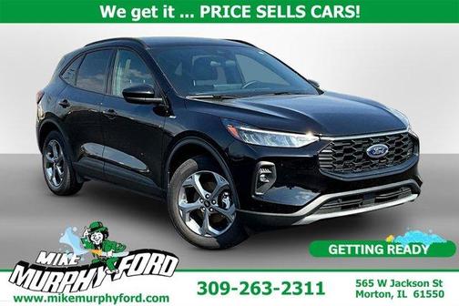 Agate Black Metallic 2025 Ford Escape ST-Line Select