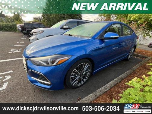 Electric Blue Metallic 2018 Hyundai ELANTRA Sport