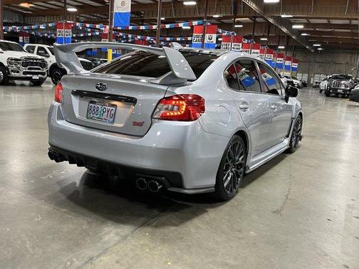 Ice Silver Metallic 2019 Subaru WRX STI Limited w/ Wing