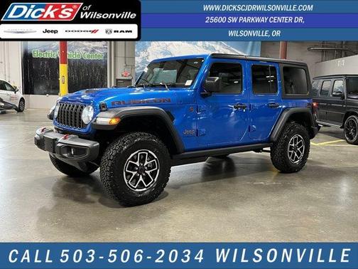 Hydro Blue Pearlcoat 2026 Jeep Wrangler Rubicon