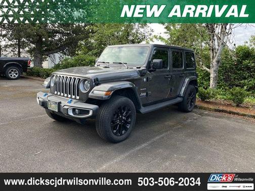 Granite Crystal Clearcoat Metallic 2023 Jeep Wrangler 4xe Sahara