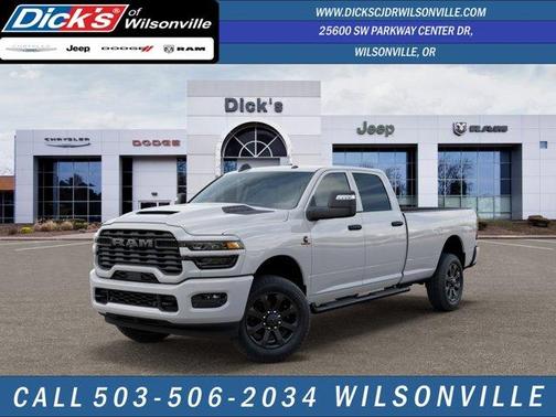 Bright White Clearcoat 2026 RAM 2500 Black Express