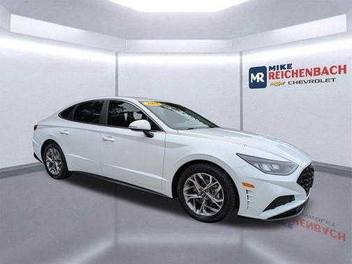 Quartz White 2021 Hyundai SONATA SEL
