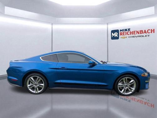 LIGHTNING BLUE METALLIC 2018 Ford Mustang EcoBoost Premium