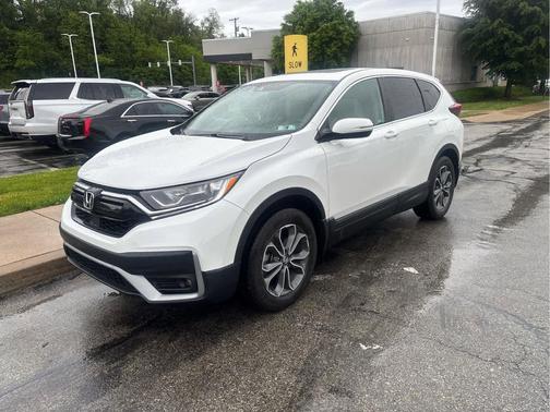 Platinum White Pearl 2022 Honda CR-V AWD EX