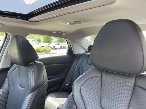 Lunar White 2023 Hyundai ELANTRA HEV Limited