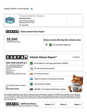 2009 Ford Escape XLT