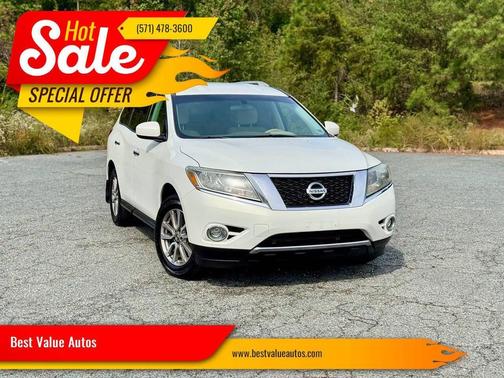 Moonlight White 2014 Nissan Pathfinder SV