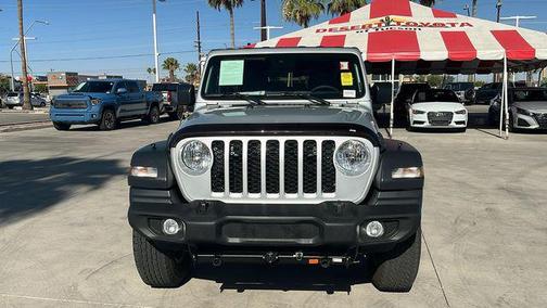 Silver Zynith Clearcoat 2024 Jeep Wrangler Sport S