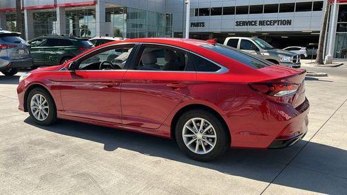 Scarlet Red 2019 Hyundai SONATA SE