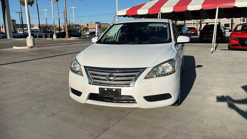 Aspen White 2014 Nissan Sentra S