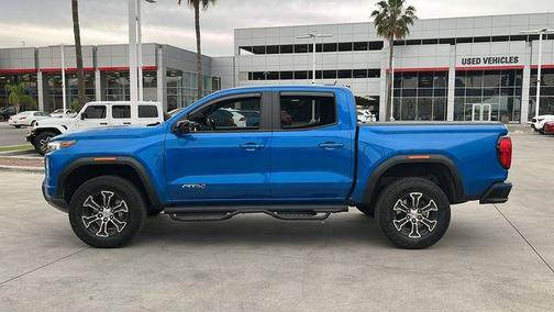 Dynamic Blue Metallic 2023 GMC Canyon AT4
