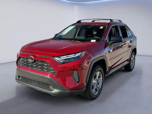 Ruby Flare Pearl 2025 Toyota RAV4 Hybrid LE