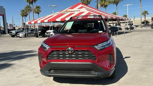 Ruby Flare Pearl 2025 Toyota RAV4 Hybrid LE