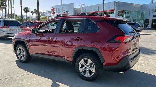 Ruby Flare Pearl 2025 Toyota RAV4 Hybrid LE