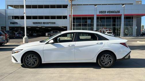Serenity White 2024 Hyundai ELANTRA SEL