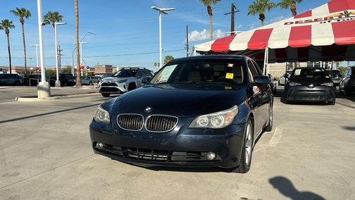 Blue 2007 BMW 525 525i