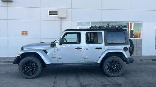 Silver Zynith Clearcoat 2023 Jeep Wrangler 4xe Sahara