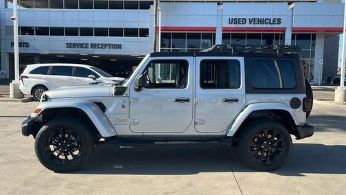 Silver Zynith Clearcoat 2023 Jeep Wrangler 4xe Sahara