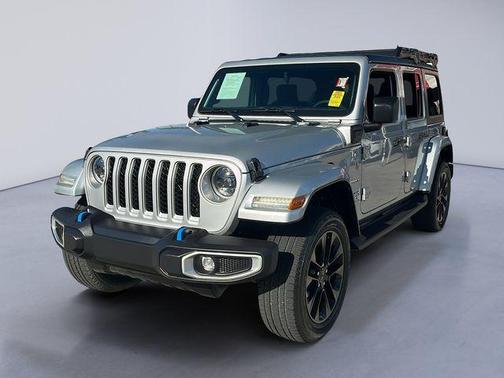 Silver Zynith Clearcoat 2023 Jeep Wrangler 4xe Sahara