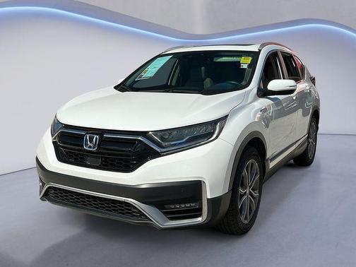 Platinum White Pearl 2021 Honda CR-V Hybrid Touring