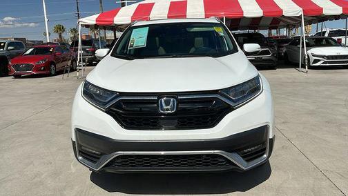 Platinum White Pearl 2021 Honda CR-V Hybrid Touring