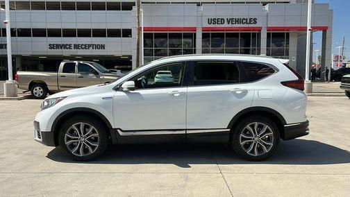 Platinum White Pearl 2021 Honda CR-V Hybrid Touring