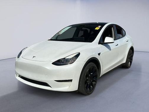 Pearl White Multi-Coat 2023 Tesla Model Y Long Range Dual Motor All-Wheel Drive