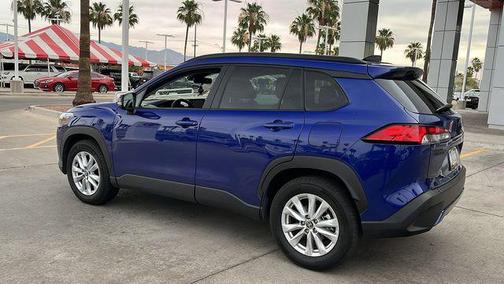 Blue Crush Metallic 2025 Toyota Corolla Cross LE