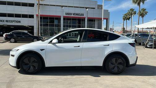 Pearl White Multi-Coat 2026 Tesla Model Y Long Range Launch Series