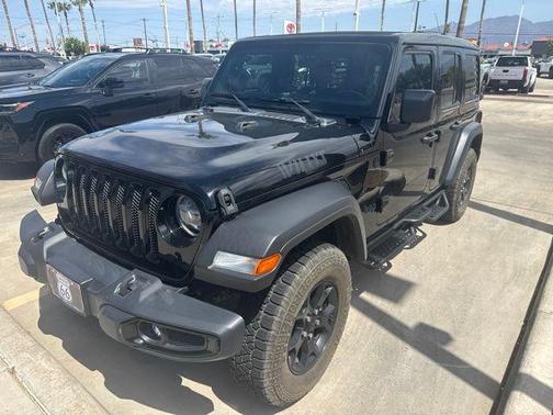 Black 2021 Jeep Wrangler Willys