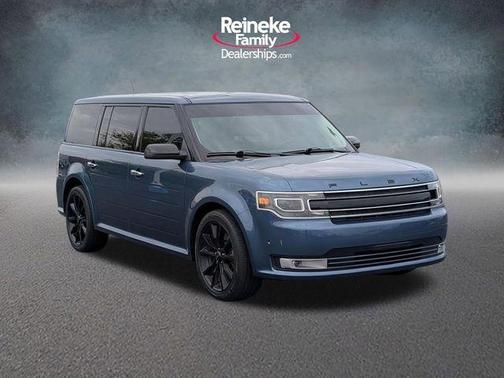 Blue Metallic 2019 Ford Flex Limited w/EcoBoost