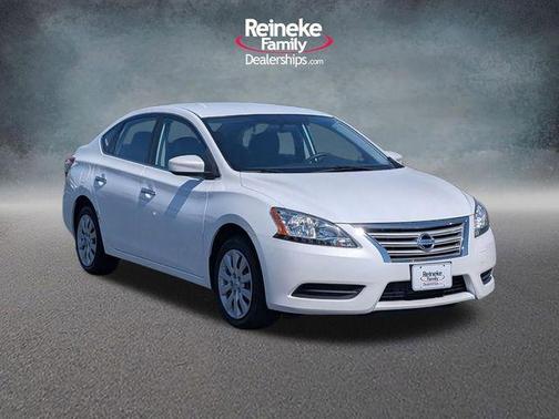 Aspen White 2014 Nissan Sentra S