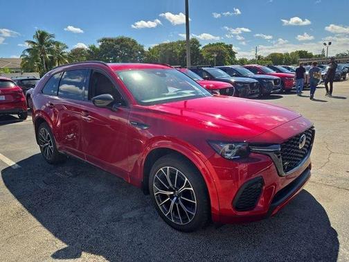 Soul Red Crystal Metallic 2025 Mazda CX-70 3.3 Turbo S Premium Package